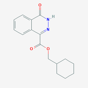 molecular formula C16H18N2O3 B7028834 cyclohexylmethyl 4-oxo-3H-phthalazine-1-carboxylate 