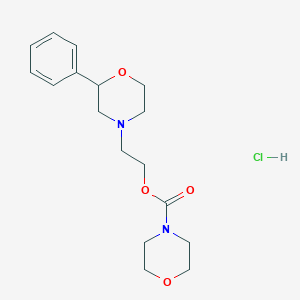 B070300 4-Morpholinecarboxylic acid, 2-(2-phenyl-4-morpholinyl)ethyl ester, monohydrochloride CAS No. 185759-12-0