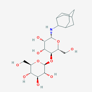 B070310 beta-D-Glucopyranosylamine, 4-O-beta-D-glucopyranosyl-N-tricyclo(3.3.1.1(sup 3,7))dec-2-yl- CAS No. 178563-29-6