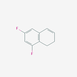molecular formula C10H8F2 B070315 6,8-Difluoro-1,2-dihydronaphthalene CAS No. 185918-49-4