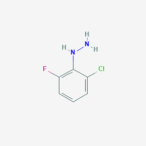 molecular formula C6H6ClFN2 B070344 2-氯-6-氟苯肼 CAS No. 175276-74-1