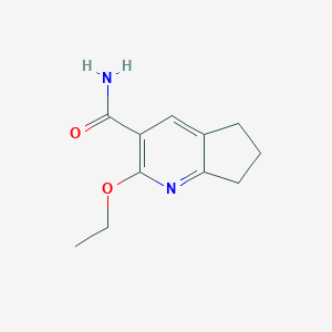 B070359 2-Ethoxy-6,7-dihydro-5H-cyclopenta[b]pyridine-3-carboxamide CAS No. 184761-06-6