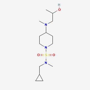 N-(cyclopropylmethyl)-4-[2-hydroxypropyl(methyl)amino]-N-methylpiperidine-1-sulfonamide