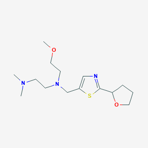 N'-(2-methoxyethyl)-N,N-dimethyl-N'-[[2-(oxolan-2-yl)-1,3-thiazol-5-yl]methyl]ethane-1,2-diamine