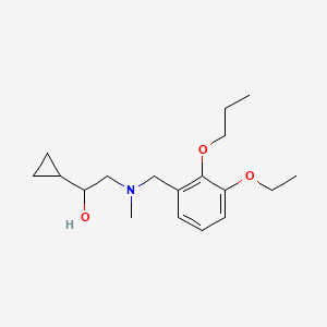 1-Cyclopropyl-2-[(3-ethoxy-2-propoxyphenyl)methyl-methylamino]ethanol