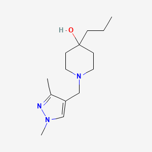 1-[(1,3-Dimethylpyrazol-4-yl)methyl]-4-propylpiperidin-4-ol