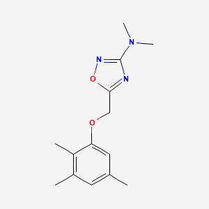 N,N-dimethyl-5-[(2,3,5-trimethylphenoxy)methyl]-1,2,4-oxadiazol-3-amine