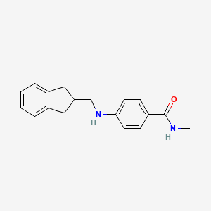 4-(2,3-dihydro-1H-inden-2-ylmethylamino)-N-methylbenzamide