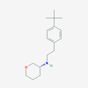 (3R)-N-[2-(4-tert-butylphenyl)ethyl]oxan-3-amine