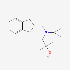 1-[cyclopropyl(2,3-dihydro-1H-inden-2-ylmethyl)amino]-2-methylpropan-2-ol