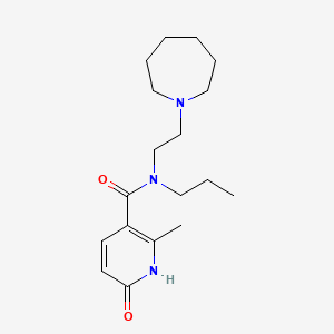 N-[2-(azepan-1-yl)ethyl]-2-methyl-6-oxo-N-propyl-1H-pyridine-3-carboxamide