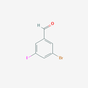 molecular formula C7H4BrIO B070385 3-溴-5-碘苯甲醛 CAS No. 188813-09-4