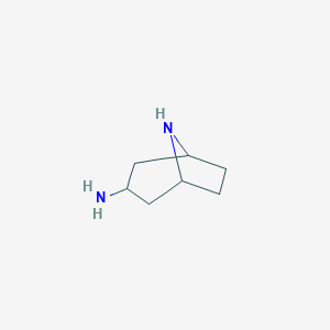 molecular formula C7H14N2 B070386 8-Azabicyclo[3.2.1]octan-3-amine CAS No. 174487-22-0