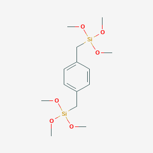 molecular formula C14H26O6Si2 B070389 1,4-Bis(trimethoxysilylmethyl)benzene CAS No. 193358-40-6