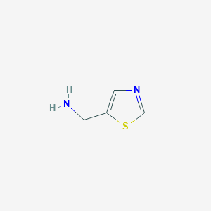 molecular formula C4H6N2S B070399 Thiazol-5-ylmethanamine CAS No. 161805-76-1