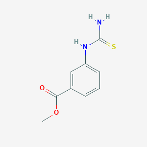 molecular formula C9H10N2O2S B070418 3-（氨基甲酰硫代氨基）苯甲酸甲酯 CAS No. 192948-00-8