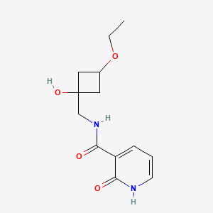 N-[(3-ethoxy-1-hydroxycyclobutyl)methyl]-2-oxo-1H-pyridine-3-carboxamide