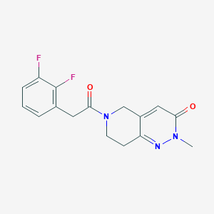 6-[2-(2,3-difluorophenyl)acetyl]-2-methyl-7,8-dihydro-5H-pyrido[4,3-c]pyridazin-3-one