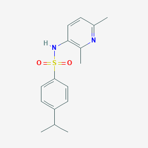 N-(2,6-dimethylpyridin-3-yl)-4-propan-2-ylbenzenesulfonamide