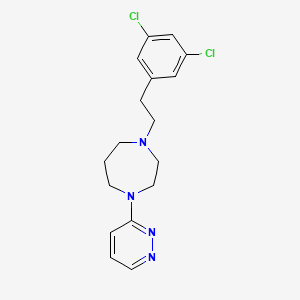 1-[2-(3,5-Dichlorophenyl)ethyl]-4-pyridazin-3-yl-1,4-diazepane