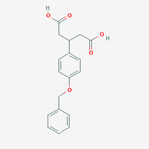 B070430 3-(4-(Benzyloxy)phenyl)pentanedioic acid CAS No. 165119-29-9
