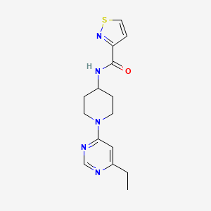 N-[1-(6-ethylpyrimidin-4-yl)piperidin-4-yl]-1,2-thiazole-3-carboxamide