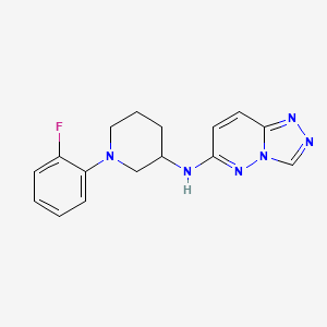 N-[1-(2-fluorophenyl)piperidin-3-yl]-[1,2,4]triazolo[4,3-b]pyridazin-6-amine