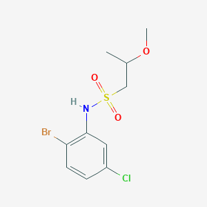 N-(2-bromo-5-chlorophenyl)-2-methoxypropane-1-sulfonamide