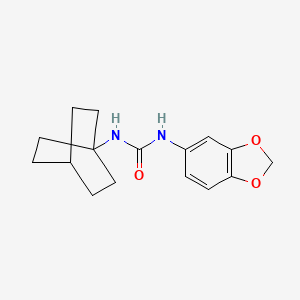 1-(1,3-Benzodioxol-5-yl)-3-(1-bicyclo[2.2.2]octanyl)urea