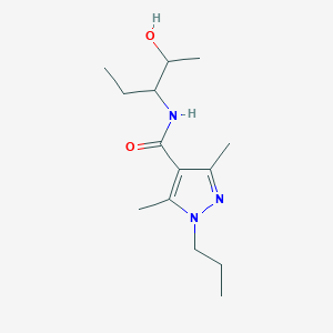 N-(2-hydroxypentan-3-yl)-3,5-dimethyl-1-propylpyrazole-4-carboxamide