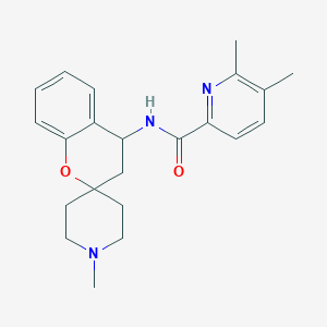 5,6-dimethyl-N-(1'-methylspiro[3,4-dihydrochromene-2,4'-piperidine]-4-yl)pyridine-2-carboxamide