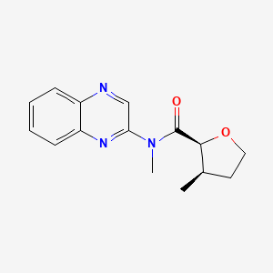 (2S,3R)-N,3-dimethyl-N-quinoxalin-2-yloxolane-2-carboxamide