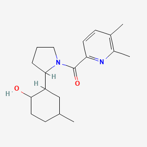 (5,6-Dimethylpyridin-2-yl)-[2-(2-hydroxy-5-methylcyclohexyl)pyrrolidin-1-yl]methanone