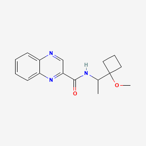 N-[1-(1-methoxycyclobutyl)ethyl]quinoxaline-2-carboxamide