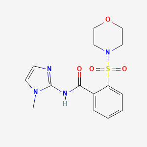 N-(1-methylimidazol-2-yl)-2-morpholin-4-ylsulfonylbenzamide