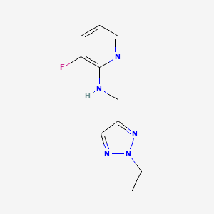 N-[(2-ethyltriazol-4-yl)methyl]-3-fluoropyridin-2-amine