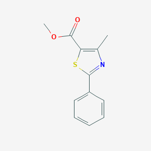 molecular formula C12H11NO2S B070444 4-甲基-2-苯并噻唑-5-甲酸甲酯 CAS No. 189271-66-7
