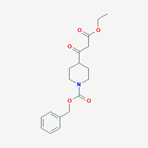B070450 Benzyl 4-(3-ethoxy-3-oxopropanoyl)piperidine-1-carboxylate CAS No. 167414-75-7