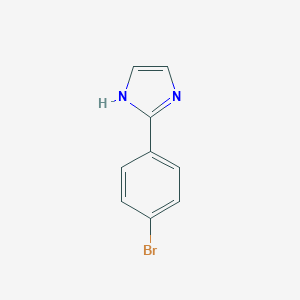 molecular formula C9H7BrN2 B070455 2-(4-bromophenyl)-1H-imidazole CAS No. 176961-53-8