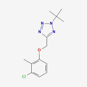 2-Tert-butyl-5-[(3-chloro-2-methylphenoxy)methyl]tetrazole