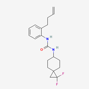 1-(2-But-3-enylphenyl)-3-(2,2-difluorospiro[2.5]octan-6-yl)urea