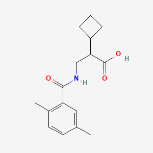 2-Cyclobutyl-3-[(2,5-dimethylbenzoyl)amino]propanoic acid