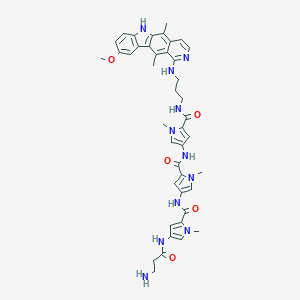 molecular formula C42H47N11O5 B070486 Distel(2+) CAS No. 159506-80-6