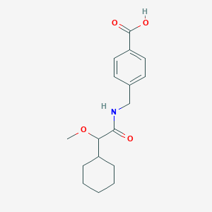 4-[[(2-Cyclohexyl-2-methoxyacetyl)amino]methyl]benzoic acid