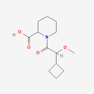 molecular formula C13H21NO4 B7048835 1-(2-Cyclobutyl-2-methoxyacetyl)piperidine-2-carboxylic acid 