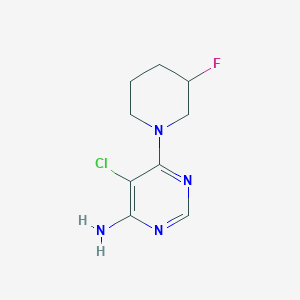 5-Chloro-6-(3-fluoropiperidin-1-yl)pyrimidin-4-amine