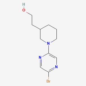 2-[1-(5-Bromopyrazin-2-yl)piperidin-3-yl]ethanol