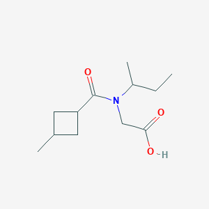 2-[Butan-2-yl-(3-methylcyclobutanecarbonyl)amino]acetic acid