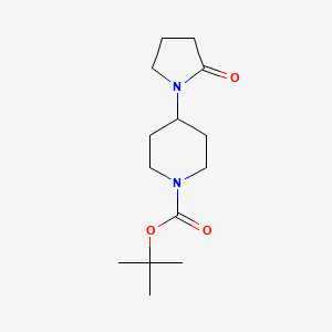 Tert-butyl 4-(2-oxopyrrolidin-1-yl)piperidine-1-carboxylate