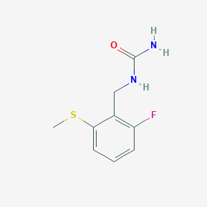 (2-Fluoro-6-methylsulfanylphenyl)methylurea